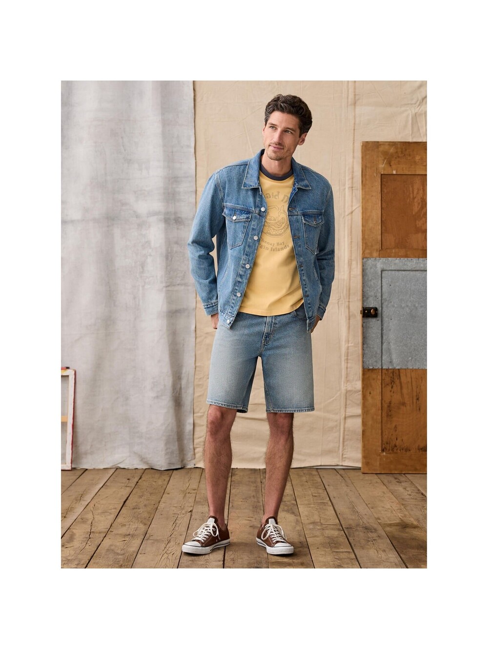 Levi Strauss Signature Men's Regular Fit Short, 10" Inseam